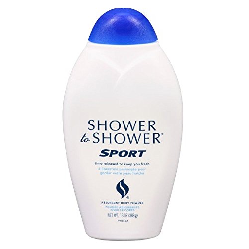 SHOWER TO SHOWER Body Powder Sport 8 oz, Talc Free (Pack of 3) -  9585547