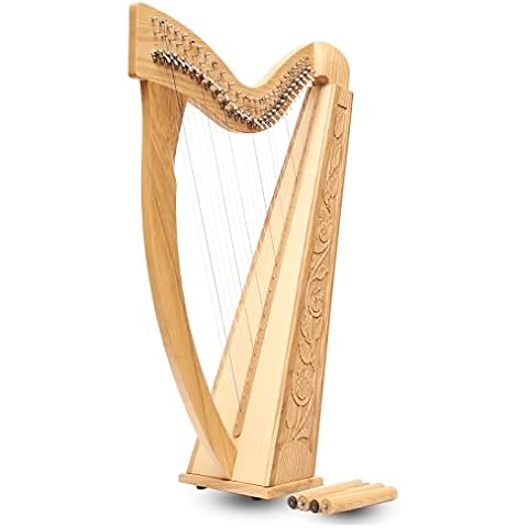 Muzikkon Trinity Harp, 27 Strings Ashwood Cover