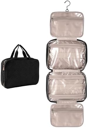 Make Up Bag Professional Beauty Case da Viaggio Makeup Astuccio per Trucco Valigetta Organizzativa Borsa Trucchi Custodia Cosmetica Impermeabile con Divisori Regolabili Pelle Sintetica PU(Verde)