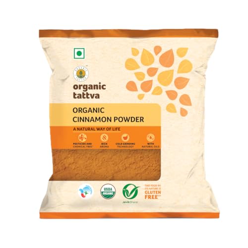 Image of Organic Tattva, Cinnamon (Dalchini) Powder - 100 Gram | Gluten Free and NO Additives