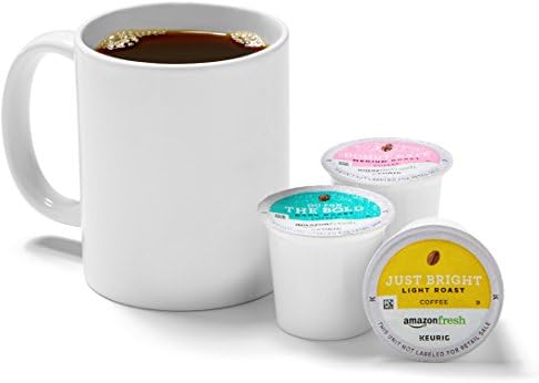 AmazonFresh 60 Ct. Coffee Variety Pack, 3 Flavors, Keurig K-Cup Brewer Compatible