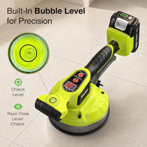 Taskstar Tile Vibration Tool 160mm with 2 ×2000mAh Battery for Laying Tiles - image 8