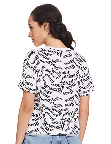 Image of Max Women's Cotton Printed Half Sleeves Round Neck Regular Fit T-Shirt