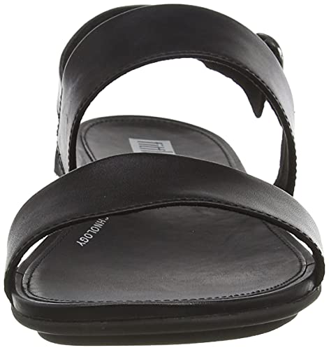 Fitflop™ Women's Gracie Leather Back-Strap Sandal, All Black, Size 6 #TOP1