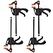 Price comparison product image 4 Inch Quick Grip Clamps Ratchet Bar Clamp One Handed Bar Clamp, 4 Pack F Wood Clamps Grips Bar Clamp Fixing Tool Quick Release Squeeze Hand Bar Tool, Ideal for Fast and Easy Clamping Applications