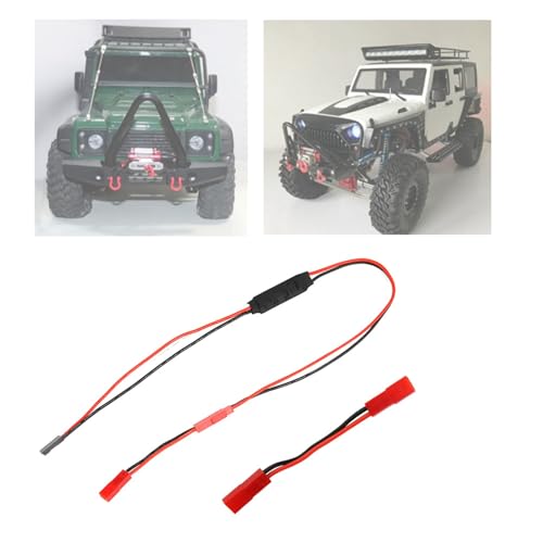 RC Winch Controller Adapter Plug, Universal Parts Accessory Fit for SCX10 D90 RC Car Model RC Winch Controller with Adapter Plug 8 x 5 x 1 cm