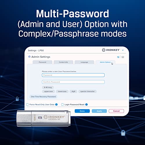 IronKey Locker+ 50 Drive Flash USB XTS-AES crittografato per la protezione dei dati con backup USBtoCloud automatico-IKLP50/32GB - Chiavetta USB - Immagine 6