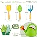 Biubee Toddler Gardening Tools Set - Sturdy Kids Watering Can Toy, Child Gardening Set with Metal Shovel Hand Rake Kids Gloves, Garden Toys for Baby Outdoor Beach Sand Toy Gift