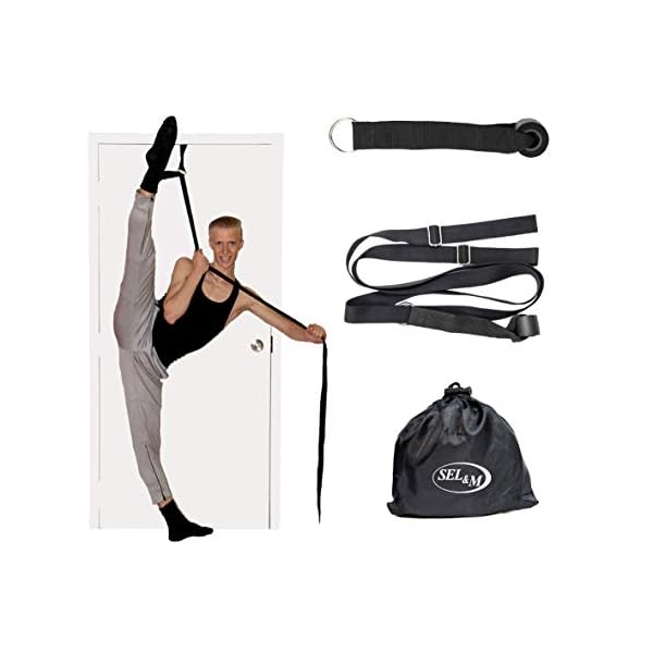 SELM-Leg-Stretching-Strap--Easy-to-Use-Ballet-Stretch-Band-Great-Dance-Equipment-Gymnastics-Leg-Stretcher-Door-Stretch-Strap-for-Flexibility-Improvement SEL&M Leg Stretching Strap – Easy to Use Ballet Stretch Band - Great Dance Equipment, Gymnastics Leg Stretcher, Door Stretch Strap for Flexibility Improvement.