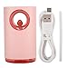 BYARSS 400 ml nawilżacz USB muzyka mini nawilżacz powietrza lampka nocna do domu biura różowy