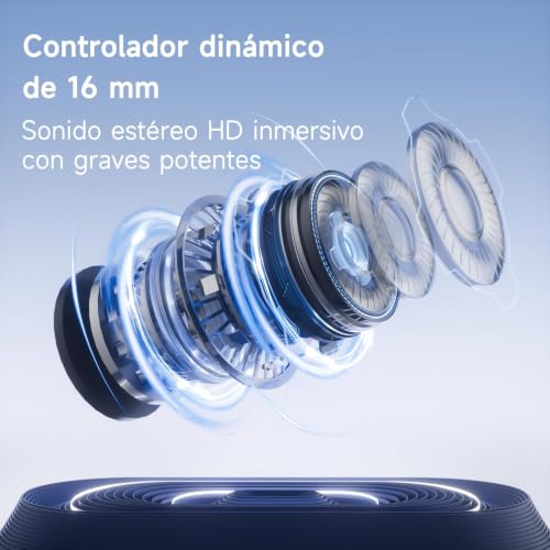 Miniatura 6 de Auriculares Open Ear Deportivos Bluetooth 6.1 de Cuello, Negro