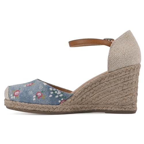 Image of WHITE MOUNTAIN Women's Mamba Espadrille Wedge Sandal