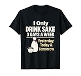 Japanese Rice Wine Lover Gift Drinking Club Shirts