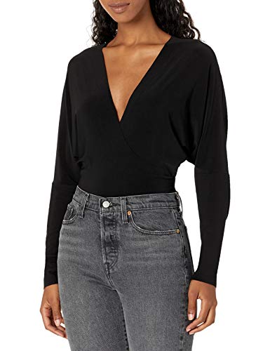 Norma Kamali Women's Bodysuit, Black, L/40