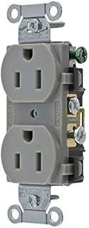 15A Duplex Receptacle 125VAC 5-15R GY