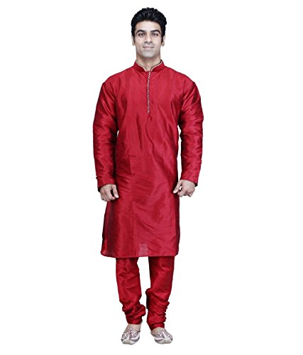 Image of Royal Kurta Men's Silk Blend Kurta Pyjama Set