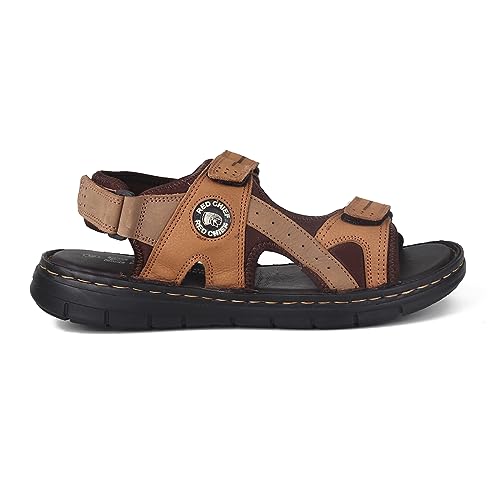 Image of Red Chief Leather casual sandals for men