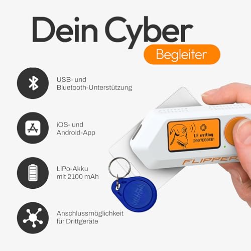 Image of Flipper Zero Set | Flipper Zero | Silicone Case | 64GB Memory Card | USB Card Reader | USB-C Cable | Instructions