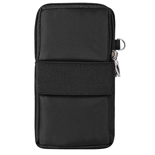 Pxinhui Tm Cell Phone Crossbody Bag Purse Zip Wristlet Wallet Sports Armband Mini Shoulder Bag Card Holder (Black) #TOP3