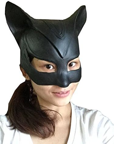 DylunSky Halloween Cat Latex Mask (Small cat mask)