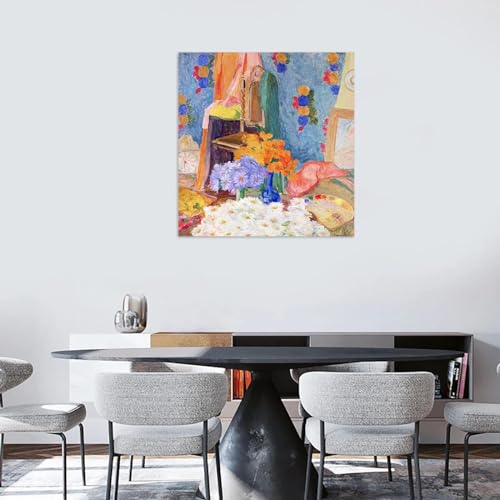 Impression sur toile Tarsilla Do Amarral Fleurs reproduction d'art haut de gamme - 3