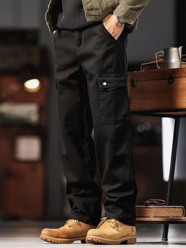 Men American SLE Loose Fit Bla Work Trousers Outdoor Multi Ket Casual Pants2