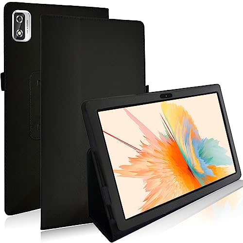 �Ή� Blackview Tab 12 �^�u���b�g �K�p�̃P�[�X �y�� ���^ �Ή� for Blackview Tab 12 10.1�C���` �K�p�̃^�u���b�g ��p PU �ی� �X�^���h �J�o�[ �ϏՌ� ���h�~ �@�\ �Ή� Blackview Tab 12