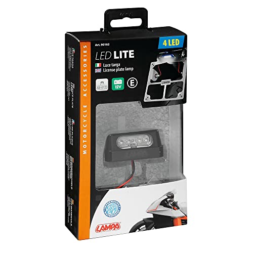 Lampe pour Plaque d'immatriculation homologuée Moto Lampe 90162 imperméable Faible consommation lumière Longue durée imperméable Faible consommation - Image 6