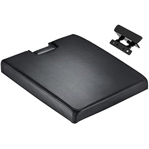 SPEEDWOW Center Console Lid Replacement Kit Fit for 2007-13 Chevy Avalanche,2007-14 Chevy Silverado 1500/2500 HD/3500 LT,2007-13Suburban 1500/2500,2007-13Tahoe,2007-14 GMC Sierra(Black) Cover