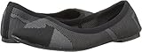 Skechers Women's Cleo Wham Flat, Black/Charcoal, 8 M US