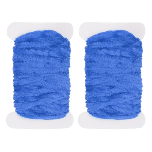 Fil chenille bleu 10m PATIKIL lot de 2 haute densité pour gabarits