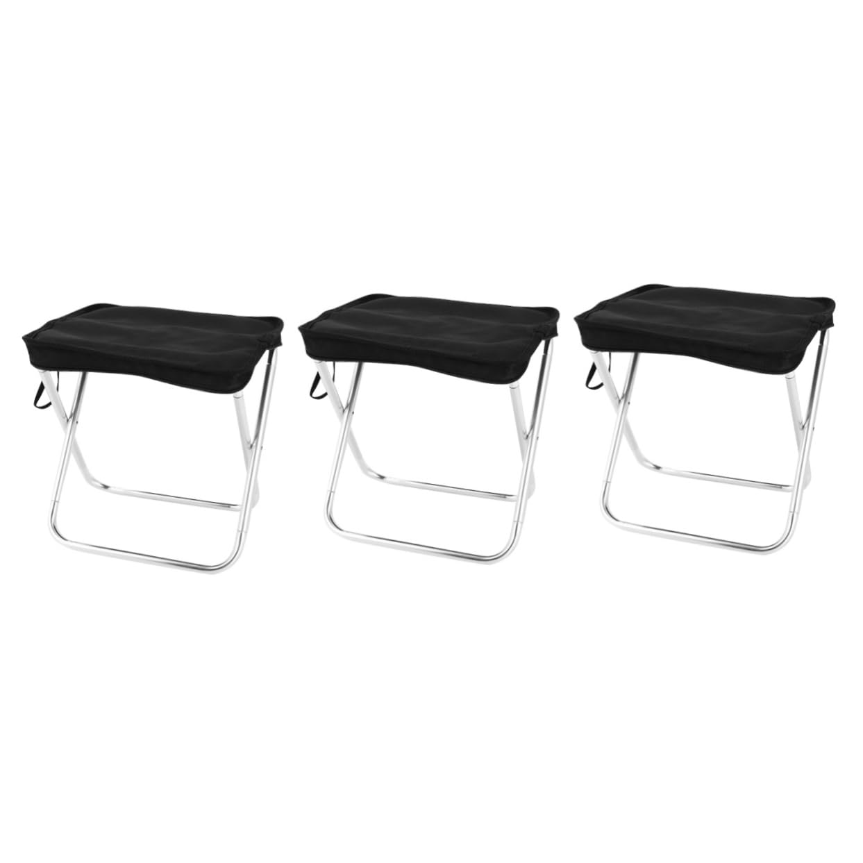 Toddmomy 3 Pezzi Sgabello Portatile per Camping e Attività Multi per Spiaggia e Picnic Resistente e Stabile Facile Trasportare