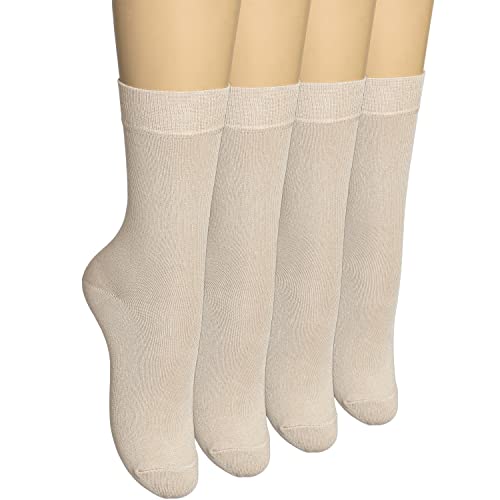 Elyfer Women's Thin Bamboo Seamless Toe - Dress Bamboo Socks Women With Gift Box #TOP13