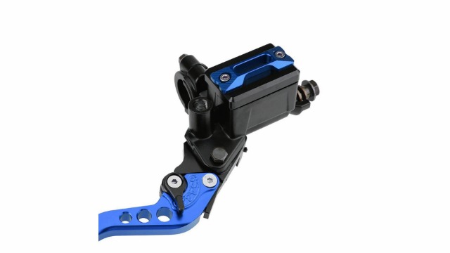 EBTOOLS Kit Leviers De Frein Et Embrayage Moto 7/8" (22mm) Avec Réservoir - CNC Aluminium Pour Modification Moto