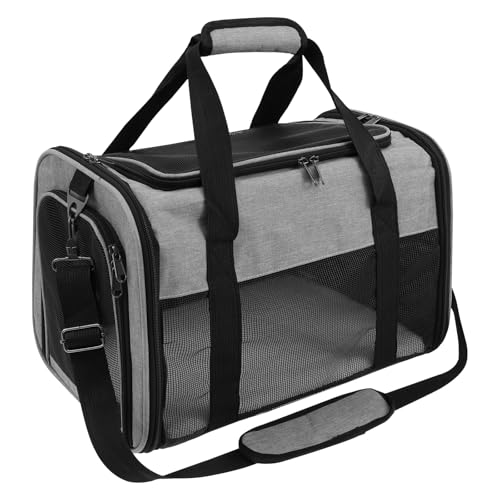 Cat Carrier Bag Airline Approved, 43Ã—28Ã—28cm Portabl