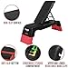 Yes4All Multifunctional Fitness Aerobic Step Platform/Aerobic Deck, Household Step Workout Bench for Home Gym (Red/Black)