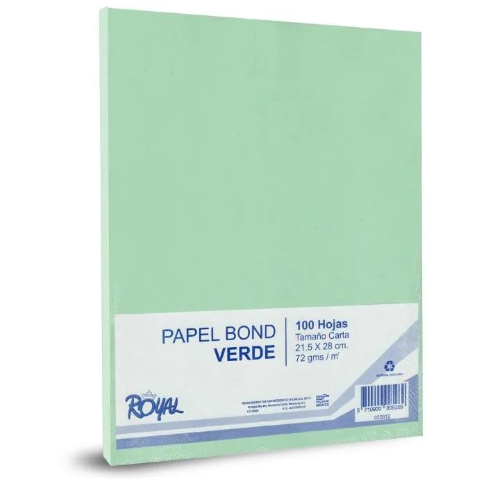 papel verde Marca Genérico