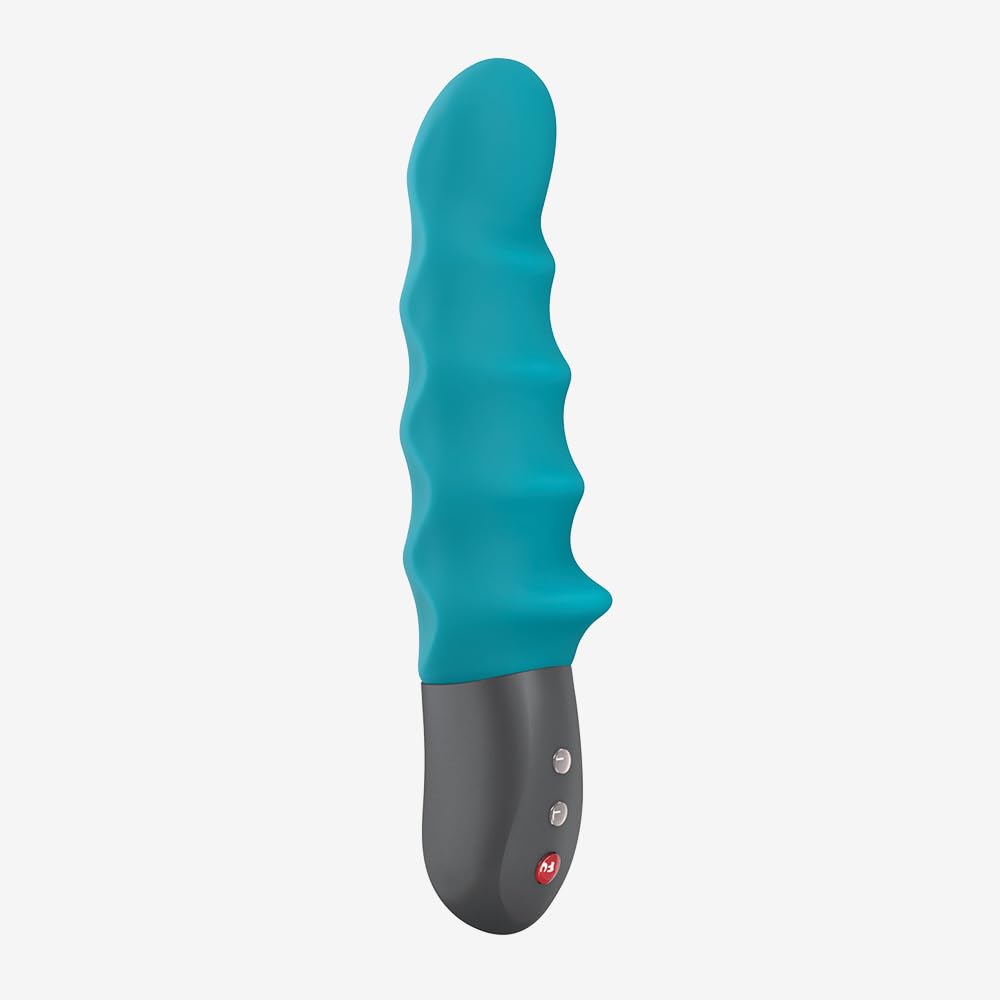 Fun Factory STRONIC SURF - Vibratore urti, Sex toy per lei, Vibratori donna sesso realistico, Silicone, Turchese