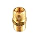 Milton 647 3/8" MNPT Hex Nipple Hose Fitting - Box of 10