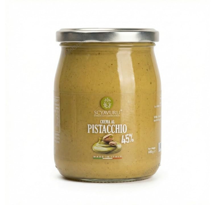 Amazon | スキアヴッロ (SCYAVURU) ピスタチオクリーム 45% 600g (600g