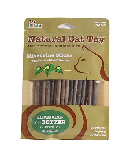 Penn-Plax Cat-Life Silvervine Sticks for Cats –...