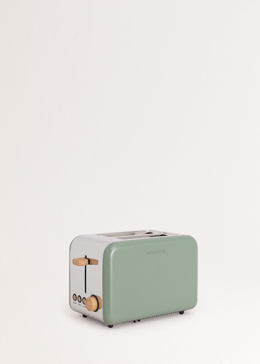 CREATE Pacco TOAST RETRO + CATENA RETRO M/Tostapane Green Sage con bollitore verde