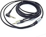 KetDirect 3.5mm to 22.5mm male to male jack Black Braided Nylon Audio Cable for Sol Republic Master Tracks HD V8 V10 V12 X 3 Headphone 120cm/150cm/200cm (150cm/4.5FT)