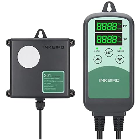Inkbird ICC-500T Controlador Digital de CO2 con Sensor NDIR Sensible Cover