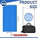 3Pcs Privacy Curtain for Dance Bag Blue Suitcase Portable Changing Room Privacy Partition Screens Dance Bag Privacy Shield Cover for Dancer Backstage Accessories Camping Dressing Room Window Shades