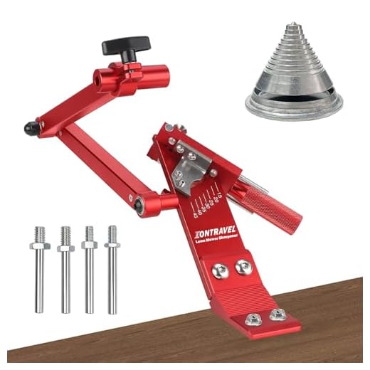 Upgraded Adjustable Lawn Mower Sharpener
