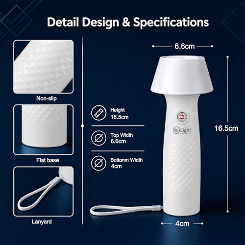Image of Mr. Light Torch Rechargeable, 1200mAh Torch & Camping Light with Stepless Dimming, Portable LED Flashlight for Home, Camping, Power Outage & Daily Use