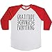 Gratitude Changes Everything Unisex Baseball Long Sleeve Tee White-Red X-Large