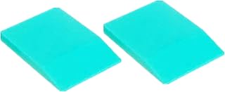 JAJADO Chalk Paste Squeegee for Screen Printing Squeegees Rubber Mini Squeegees 2 Pack, Self-Adhesive Silk Screen Stencils Squeegee Paint Squeegee Screen Printing Tools for Applying Chalk Paste or Ink
