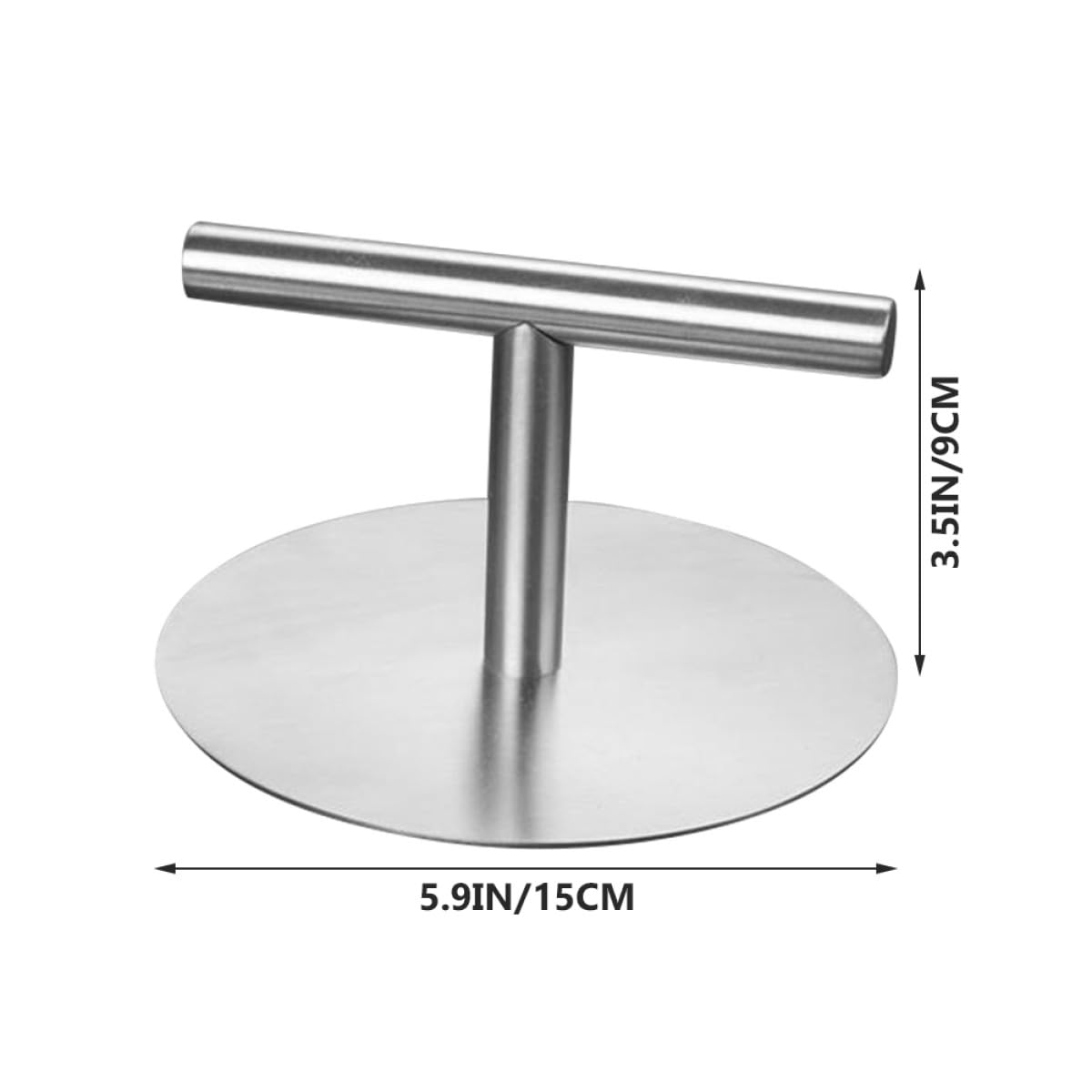 Toddmomy Pressa per Hamburger in Metallo Inossidabile 304 Stampo Tondo per Patty Maker – Utensile da Cucina per Preparare e Cuocere Panini, Polpette e Hamburger su Piano di Cottura